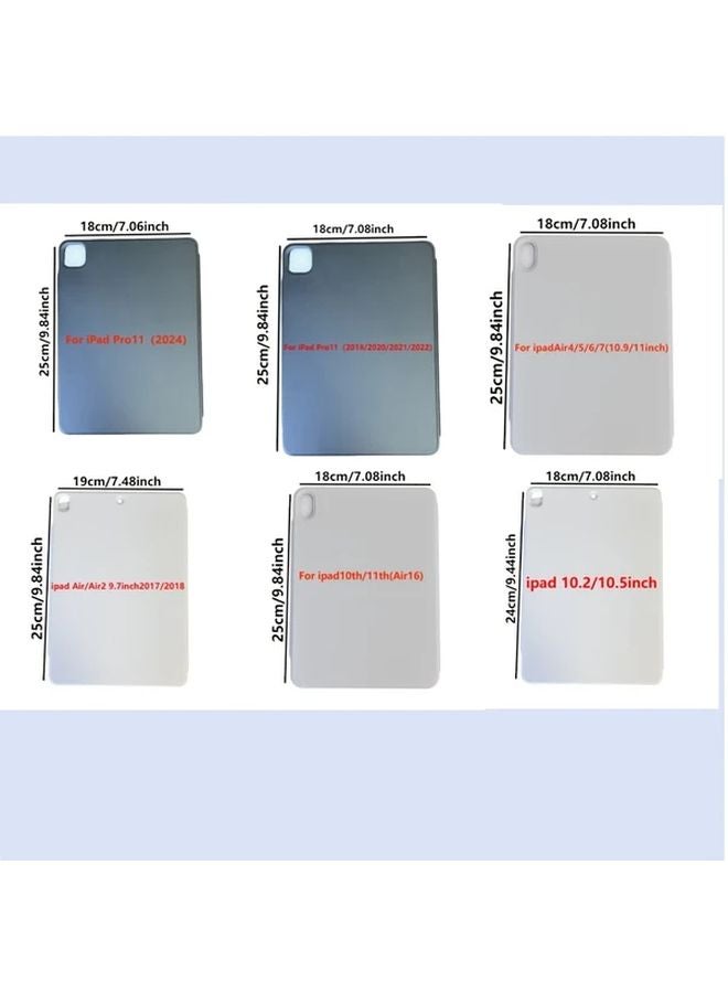 iPad Pro 11 Case 2022 2021 2020 2018 Magnetic Stand Cover Black - Image 2